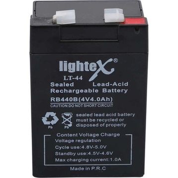 Lightex LT-44 4 V 4 Ah Bakımsız Işıldak Aküsü