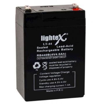 Lightex LT-44 4 V 4A Kuru Işıldak Akü