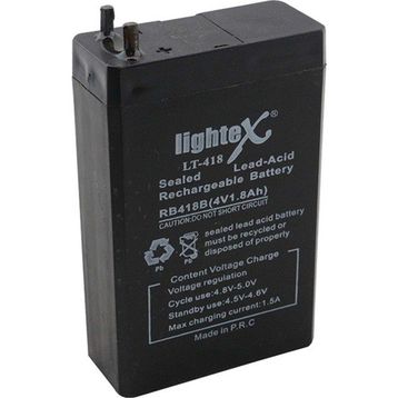 Lightex LT418 4V 1.8A Işıldak Aküsü