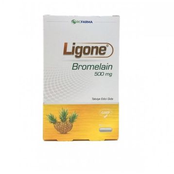 Ligone Bromelain 500 mg 60 Kapsül