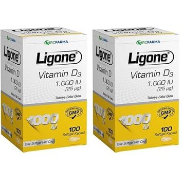 Ligone Vitamin D3 1000 IU 2x100 Kapsül