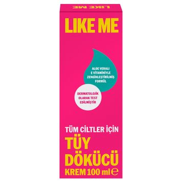 Like Me 100 ml Tüm Ciltler İçin Tüy Dökücü Krem