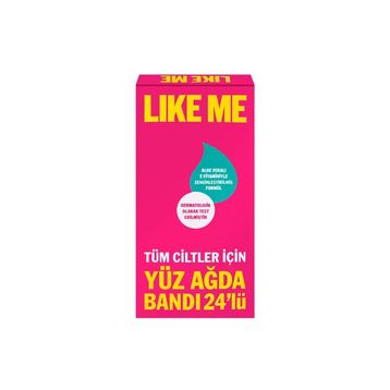Like Me Tüm Ciltler İçin 24'lü Yüz Ağda Bandı