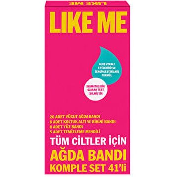 Like Me Tüm Ciltler İçin 41'li Sir Ağda Bandı