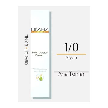 Lilafix 1.0 Siyah Tüp Krem 60 ML Saç Boyası
