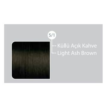 Lilafix 5.1 Küllü Açık Kahve 100 ML Saç Boyası+ 20 V 60 ML Oksidan