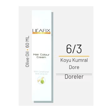Lilafix 6-3 Koyu Kumral Dore 60 ml Saç Boyası