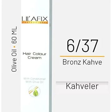 Lilafix 6.37 100 ML Bronz Kahve Tüp Krem Saç Boyası