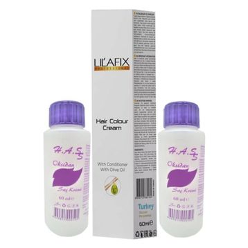 Lilafix 8-11 Yoğun Küllü Açık Kumral 1 Adet 60 ml Saç Boyası + 2 Adet 60 ml Oksidan