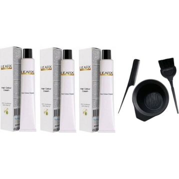Lilafix 8.45 Tarçın Bakır 3'lü 60 ml Krem Tüp Boya + Boyama Seti