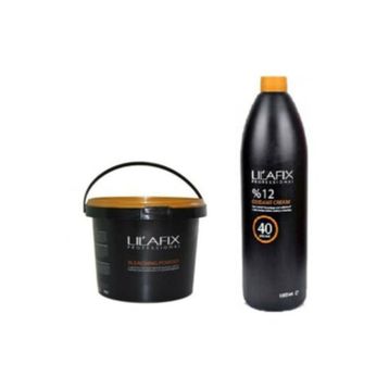 Lilafix Mavi Toz Açıcı 1000 gr + 1000 ml 40 Volume Oksidan