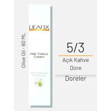 Lilafix Tüm Renkler 53 Açık Kahve Dore 60 ml Saç Boyası