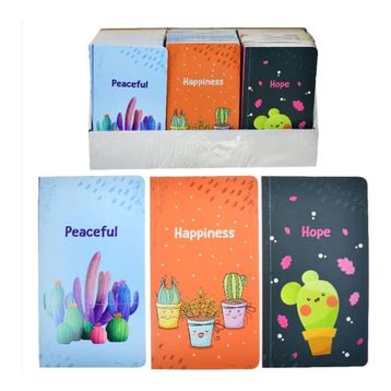 Lilamor 9x16 48 Sayfa Kaktüslü Defter