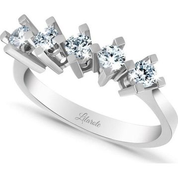 Lilarote 0.22 ct Pırlanta Beştaş Yüzük