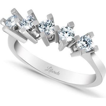 Lilarote 0.22 ct Pırlanta Beştaş Yüzük