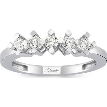 Lilarote 0.50 Ct. 14 Ayar Pırlanta Beş Taş Yüzük