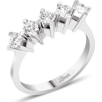 Lilarote Pırlanta 0.78 ct Pırlanta Beştaş Yüzük