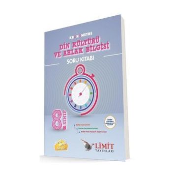 Limit Yayınları 8. Sınıf Din Kültürü ve Ahlak Bilgisi Soru Kitabı