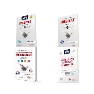Limit Yayınları - AYT Edebiyat Seti Konu Soru ve Deneme Sınavı 4 Kitap