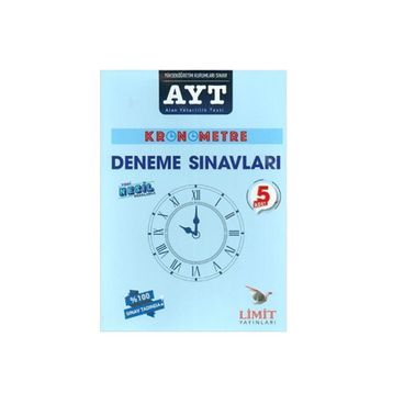 Limit Yayınları AYT Kronometre 5 li Deneme Sınavları