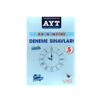 Limit Yayınları AYT Kronometre 5 li Deneme Sınavları