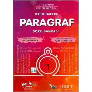 Limit Yayınları Kronometre Ortaokul Paragraf Soru Bankası