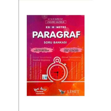 Limit Yayınları Kronometre Ortaokul Paragraf Soru Bankası