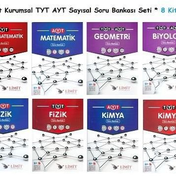 Limit Yayınları Kurumsal Tyt Ayt Sayısal Soru Bankası Seti 8 Kitap - Kolektif