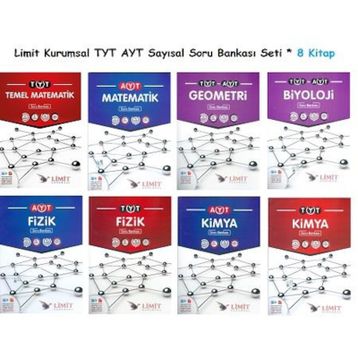 Limit Yayınları Kurumsal Tyt Ayt Sayısal Soru Bankası Seti 8 Kitap - Kolektif