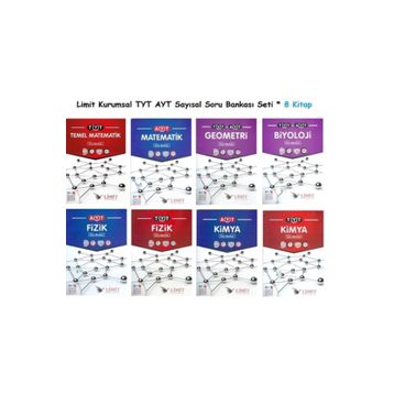 Limit Yayınları Kurumsal Tyt Ayt Sayısal Soru Bankası Seti 8 Kitap - Kolektif