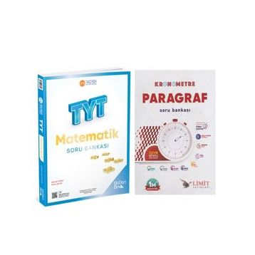 Limit Yayınları TYT Paragraf ve Üç Dört Beş Matematik Soru Bankası 2 Kitap Set