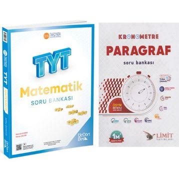Limit Yayınları TYT Paragraf ve Üç Dört Beş Matematik Soru Bankası 2 Kitap Set