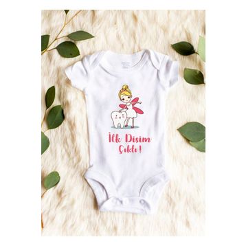 Limon İlk Dişim Çıktı Baskılı Bebek Body Zıbın