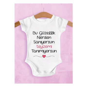 Limon Unisex Bebek Beyaz Teyzeye Özel Zıbın