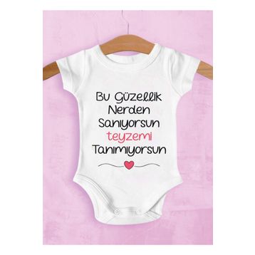Limon Unisex Bebek Beyaz Teyzeye Özel Zıbın