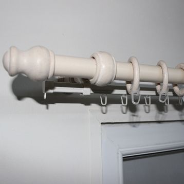 Linadora 28 mm 160 cm Beyaz Ahşap Rustik