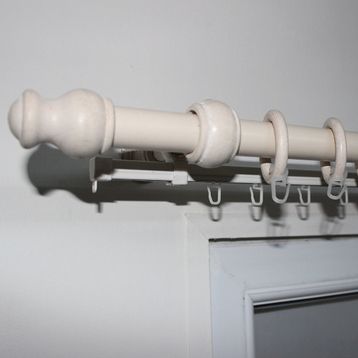 Linadora 28 mm 200 cm Beyaz Ahşap Rustik