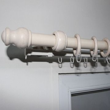 Linadora 28 mm 250 cm Beyaz Ahşap Rustik