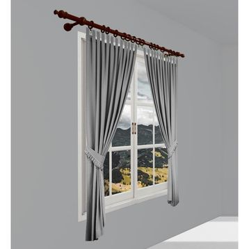 Linadora 28 mm 250 cm Ceviz Ahşap Rustik