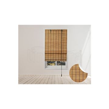 Linadora Adramis 90x180 cm Katlamalı Bambu Stor Perde