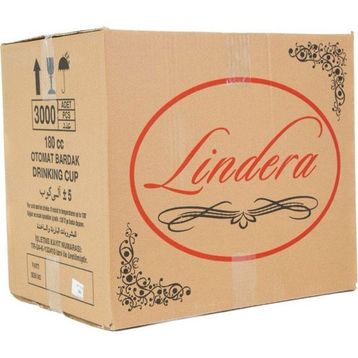 Lindera 7 oz 180 ml 3000 Adet Şeffaf Plastik Bardak