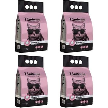 Lindo Cat 5 lt x 4'lü Baby Powder İnce Taneli Kedi Kumu