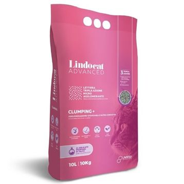 Lindo Cat Advanced Bebek Pudralı Ekstra Güçlü Topaklanan Gri 10 lt Kedi Kumu