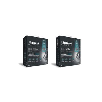 Lindo Cat Advanced Carbon Aktif Karbonlu Ekstra Topaklanan İnce Taneli 2x6 lt Kedi Kumu
