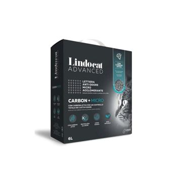 Lindo Cat Advanced Carbon Aktif Karbonlu Ekstra Topaklanan İnce Taneli 6 lt Kedi Kumu