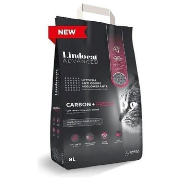 Lindo Cat Advanced Carbon Aktif Karbonlu Fresh Kokulu Kalın Taneli 8 lt Kedi Kumu