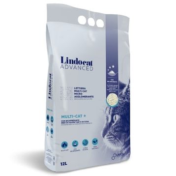 Lindo Cat Advanced Multicat Koku Önleyici Ekstra Güçlü Topaklanan 12 L Kedi Kumu