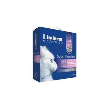 Lindo Cat Advanced Süper Premium Extra Güçlü Pudra Kokulu Topaklanan Bentonit 10 lt Kedi Kumu