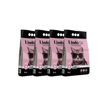Lindo Cat Bebek Pudralı Ince Taneli Topaklanan 4x5 lt Kedi Kumu