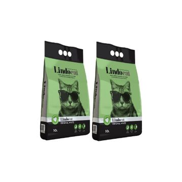 Lindo Cat Hijyenik Topaklaşan Kokusuz Ince Taneli 10x2 lt Kedi Kumu